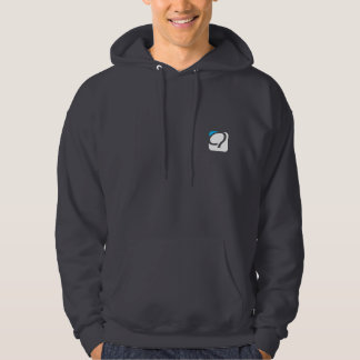 Der q-Pullover für Männer - Quaero Blau Hoodie