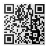 Der QR Code Fliese (Vorderseite)