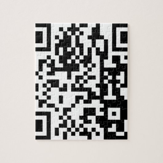 Der QR Code Puzzle (Vertikal)