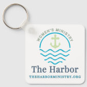 Der QR-CODE-Schlüsselanhänger für den Hafen Schlüsselanhänger (Vorderseite)