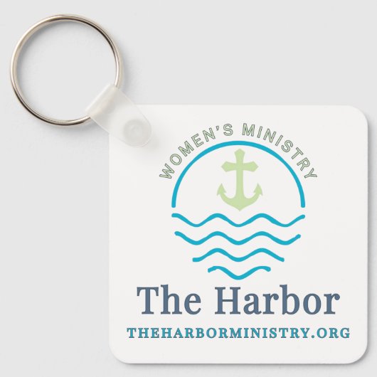 Der QR-CODE-Schlüsselanhänger für den Hafen Schlüsselanhänger (Vorderseite)