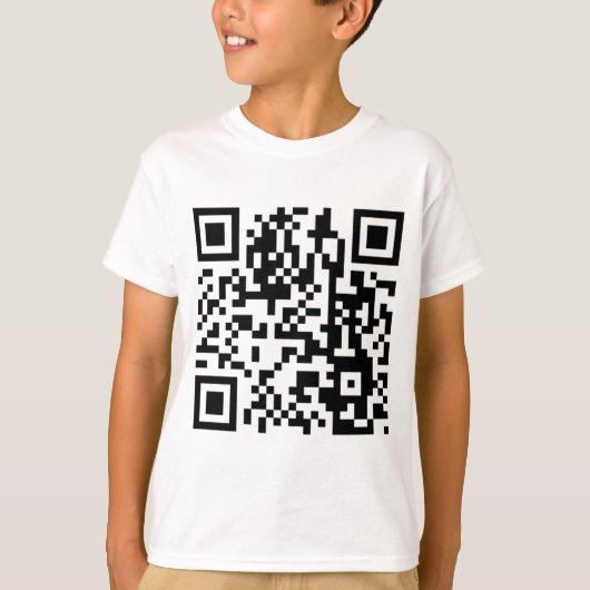 Der QR Code T-Shirt (Vorderseite)
