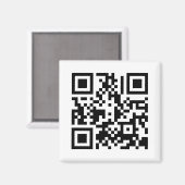 Der QR-Cube | KÜHLSCHRANKMAGNET (Vorderseite/Rückseite)