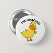 Der Quacken Funny Duck Pub Button (Vorne & Hinten)