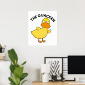 Der Quacken Funny Duck Pub Poster (Heimbüro)