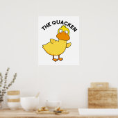 Der Quacken Funny Duck Pub Poster (Küche)