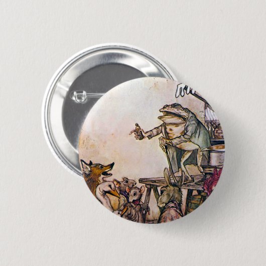 Der Quackfrosch Button (Vorne & Hinten)