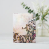 Der Quackfrosch Postkarte (Stehend Vorderseite)