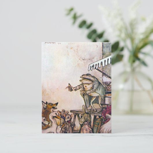 Der Quackfrosch Postkarte (Stehend Vorderseite)