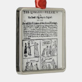 Der Quäker-Traum Ornament Aus Metall (Rechts)