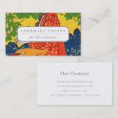 Der Quartier Latein. Eine Zeitschrift gewidmet den Visitenkarte (Vorne/Hinten)