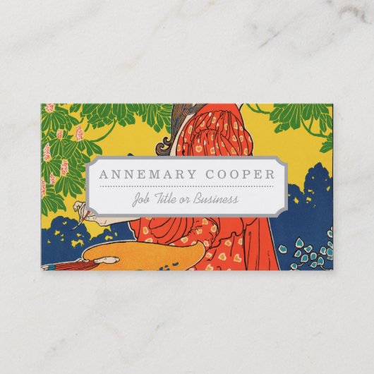 Der Quartier Latein. Eine Zeitschrift gewidmet den Visitenkarte (Vorderseite)