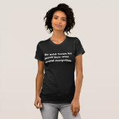 Der Quick Brown Fox spielte Jazz... T - Shirt PayP (Vorne ganz)