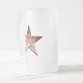 Der Rabatt Mattglas Bierglas (Vorderseite Links)