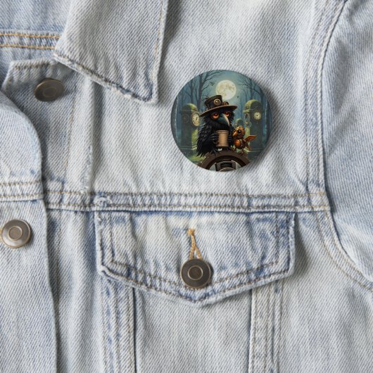 Der Rabe, angetrieben von Kaffee Button (Beispiel)