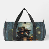 Der Rabe, angetrieben von Kaffee Duffle Bag (Rückseite)