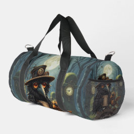 Der Rabe, angetrieben von Kaffee Duffle Bag