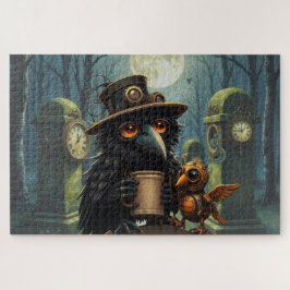 Der Rabe, angetrieben von Kaffee Puzzle
