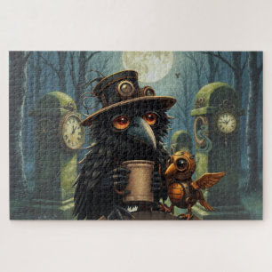 Der Rabe, angetrieben von Kaffee Puzzle