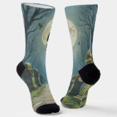 Der Rabe, angetrieben von Kaffee Socken (Gewinkelt)