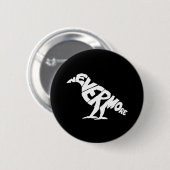 Der Rabe Button (Vorne & Hinten)