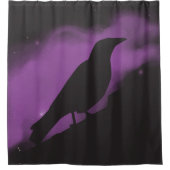 Der Rabe Duschvorhang (Vorderseite)