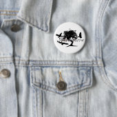 Der Rabe Edgar Allen Poes Button (Beispiel)