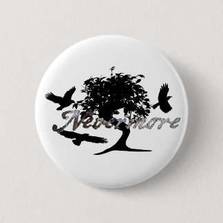 Der Rabe Edgar Allen Poes Button