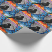 Der Rabe Geschenkpapier (Ecke)