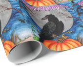 Der Rabe Geschenkpapier (Rolleneckpunkt)