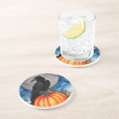 Der Rabe Getränkeuntersetzer (Seite)