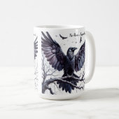 Der Rabe Kaffeetasse (VorderseiteRechts)