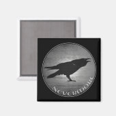 Der Rabe Magnet (Vorderseite/Rückseite)