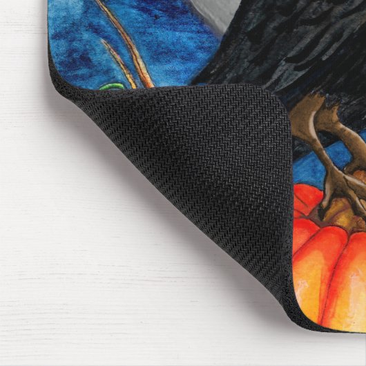 Der Rabe Mousepad (Ecke)