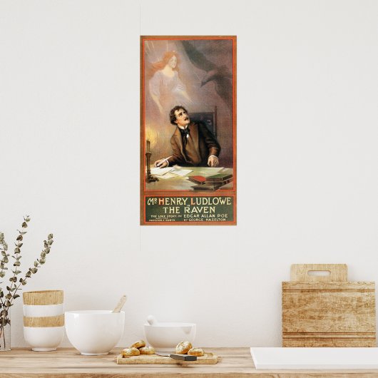 Der Rabe Poster (Küche)