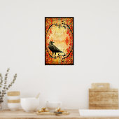 Der Rabe Poster (Küche)