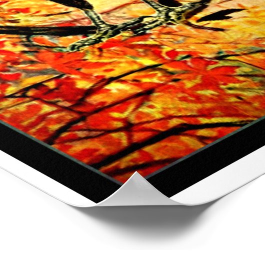 Der Rabe Poster (Ecke)