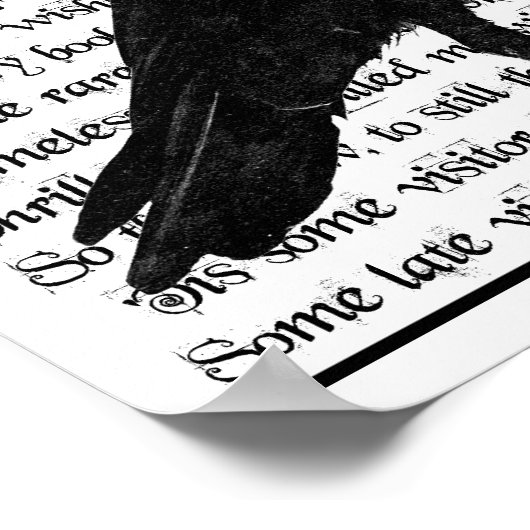 Der Rabe Poster (Ecke)