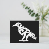 Der Rabe Postkarte (Stehend Vorderseite)