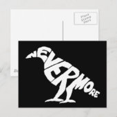 Der Rabe Postkarte (Vorne/Hinten)