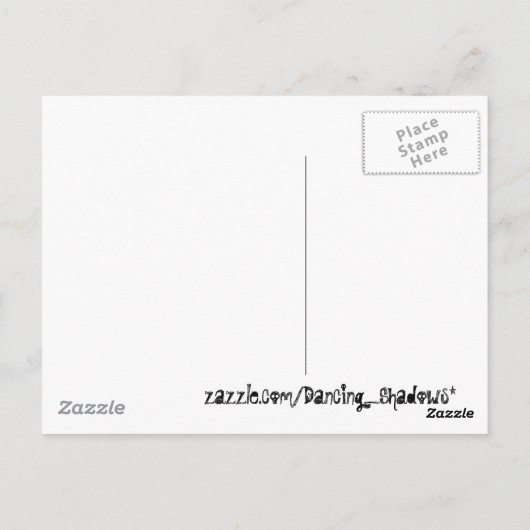 Der Rabe Postkarte (Rückseite)