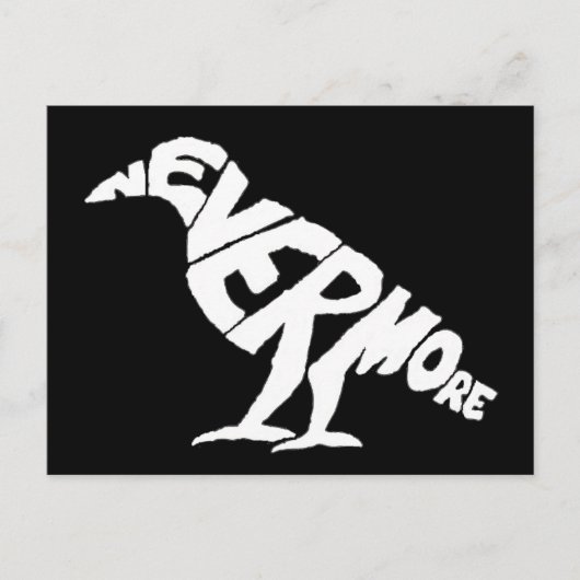 Der Rabe Postkarte (Vorderseite)