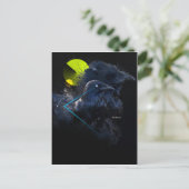 Der Rabe Postkarte (Stehend Vorderseite)