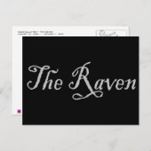 Der Rabe Postkarte (Vorne/Hinten)