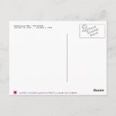 Der Rabe Postkarte (Rückseite)