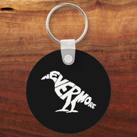 Der Rabe Schlüsselanhänger (Vorderseite)