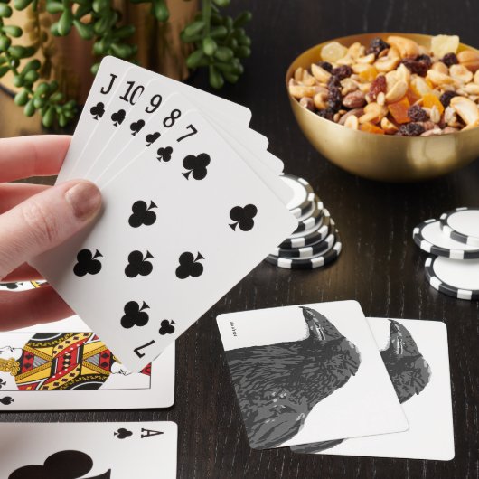 Der Rabe Spielkarten (In Situ)