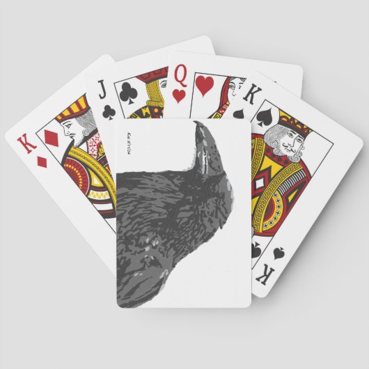 Der Rabe Spielkarten (Rückseite)