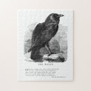 Der Rabe von Edgar Allan Poe Puzzle