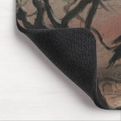 Der Rabe von Karlstejn, 1882 Mousepad (Ecke)